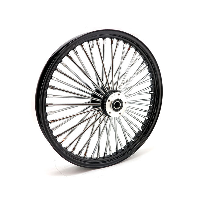 MCS Radial 48 Fat Spoke Front Wheel 2.15 x 21 Sf Black – 2004–2005 FXDWG