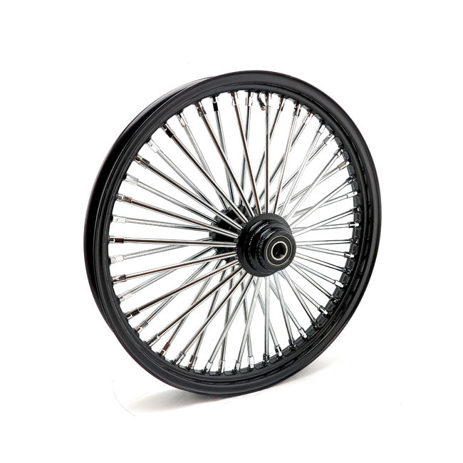 MCS Radial 48 Fat Spoke Front Wheel 2.15 x 21 Sf Black – 2004–2005 FXDWG