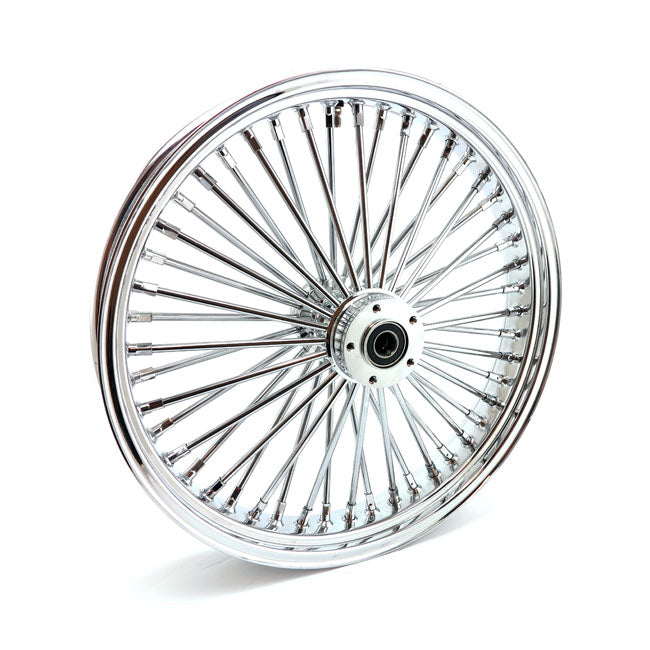 MCS Radial 48 Fat Spoke Front Wheel 3.50 X 21 DF Chrome – 2000–2007 FLT/Touring