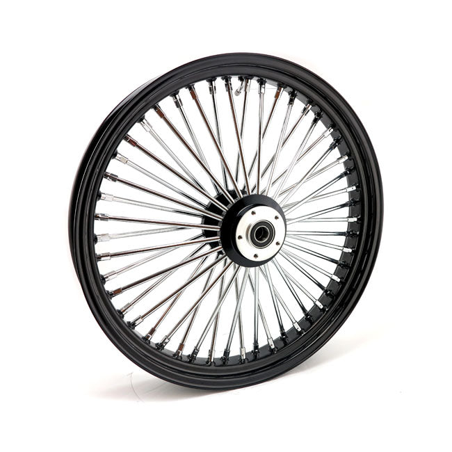 MCS Radial 48 Fat Spoke Front Wheel 3.50 X 23 SF Black – 2004–2005 FXDWG