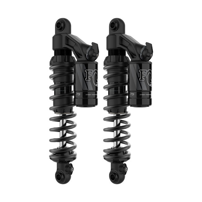 Fox Factory Qs3 Piggyback Shocks 12.5", Black – 1991–2017 Dyna