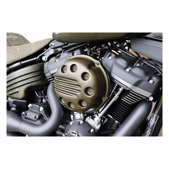 Cult-Werk Air Cleaner Cover. Slotted, Paintable Finish – 2018–2024 Softail with 107" Engine with…