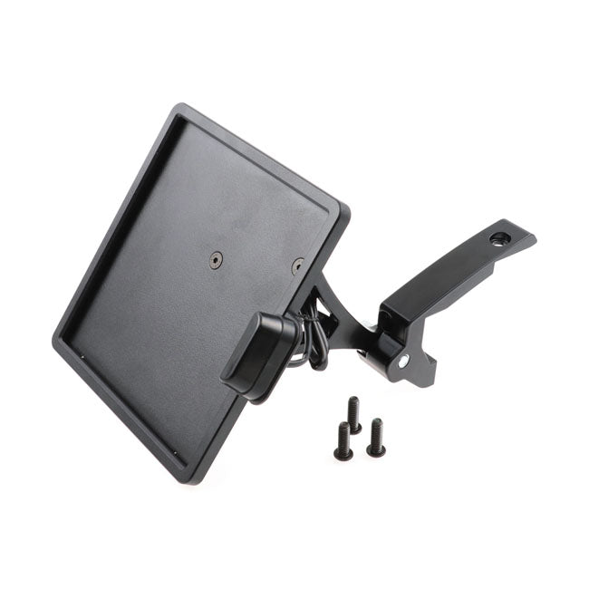 Cult-Werk Side Mount Licence Plate Bracket, Black. Germany – 2019–2020 Softail FXDR