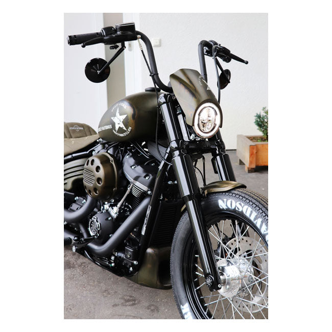 Cult-Werk Headlamp Mask Custom. Matte Black – Softail: 2018–2020 FXBB Street Bob 107…