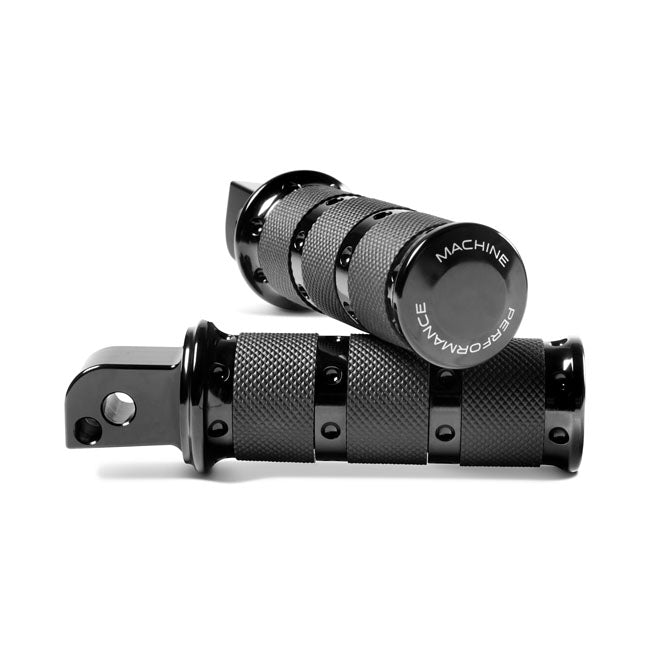 Performance Machine XLS Passenger Foot Pegs. Black – Passenger: 2018–2026 Softail with Foot…