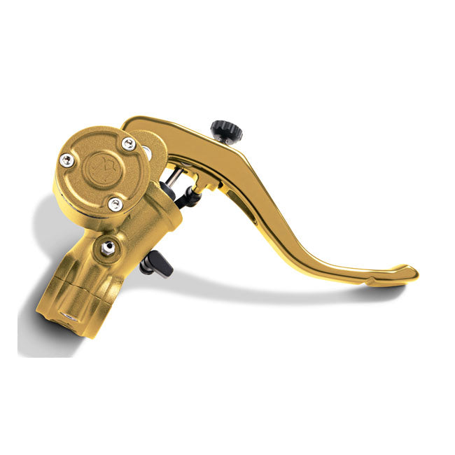 Performance Machine PM Radial 9/16" hydraulic brake master cylinder, gold Ops