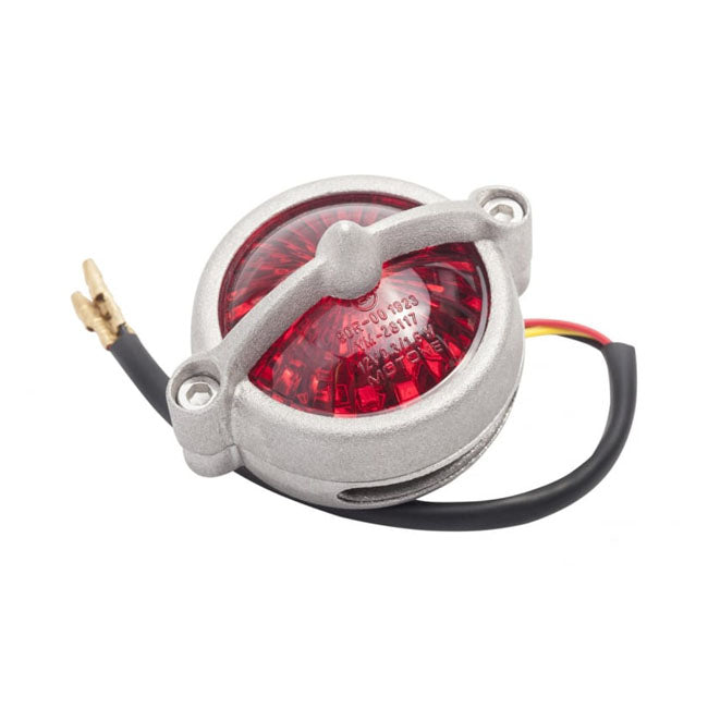 Motone Bel Air LED Taillight. Shot Blast, No Bracket. ECE