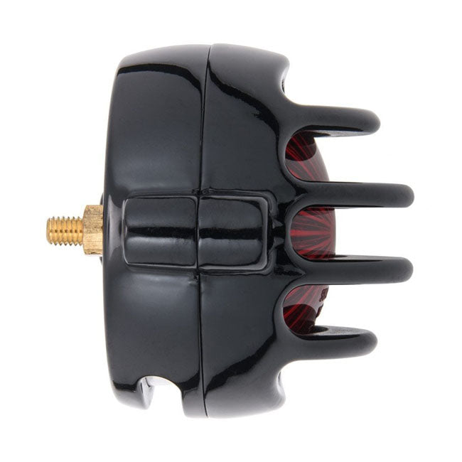 Motone Lecter LED Taillight. Black, No Bracket. ECE
