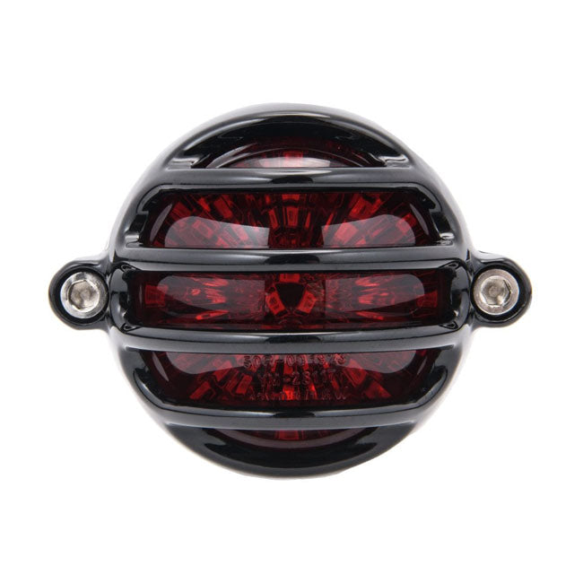 Motone Lecter LED Taillight. Black, No Bracket. ECE