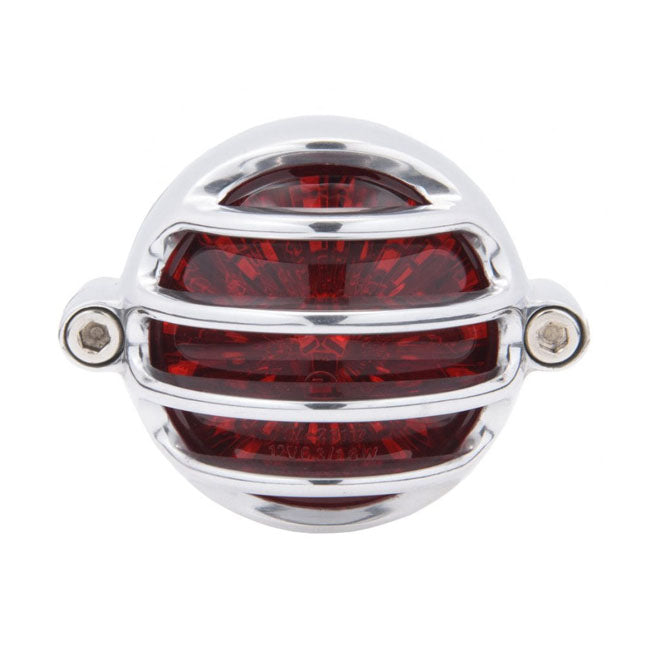 Motone Lecter LED Taillight. Polished, No Bracket. ECE