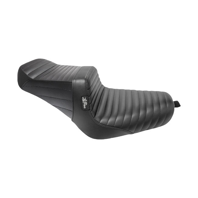 Le Pera Tailwhip 2-Up Seat. Pleated, Black – 2004–2022 XL Sportster