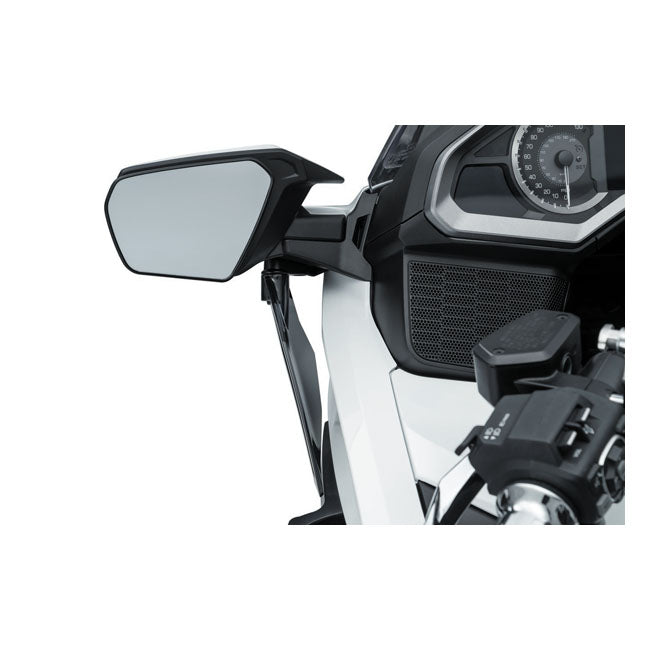 Kuryakyn Adjustable Upper Air Deflectors. Dark Smoke – Honda: 2018–2020 Gold Wing