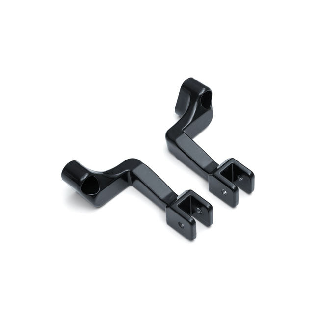 Kuryakyn Passenger Peg Mounts. Gloss Black – Indian: 2014–2020 Models