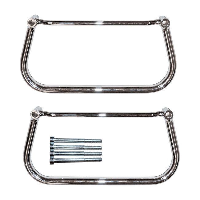 Longride Saddlebag Holder, Chrome – Suzuki: 05-Up VL800 / Intruder C800 /…