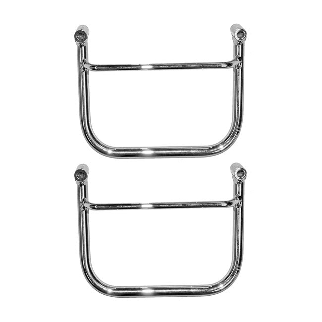 Longride Saddlebag Holder, Chrome – Yamaha: 97-Up XVS650 Dragstar (V-Star)…
