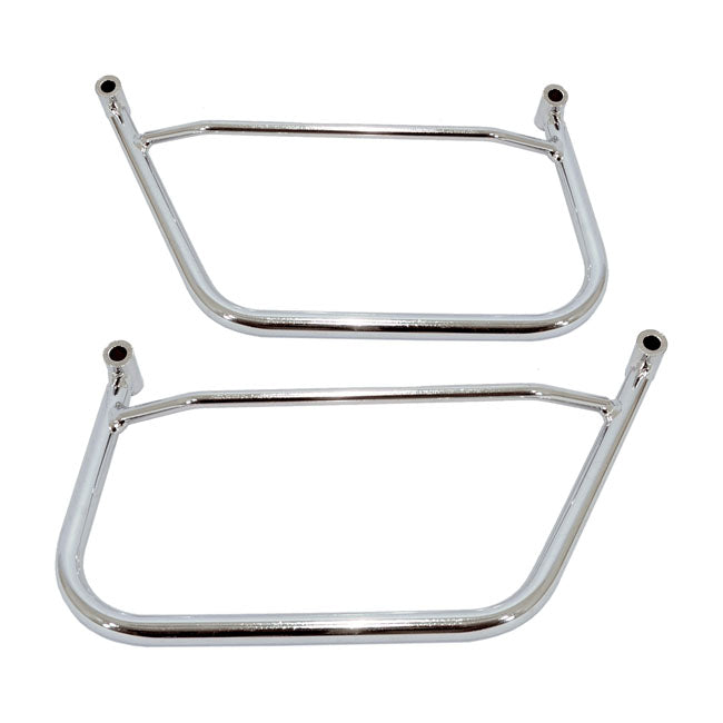 Longride Saddlebag Holder, Chrome – Kawasaki: 1996–2008 VN 1500 Classic…