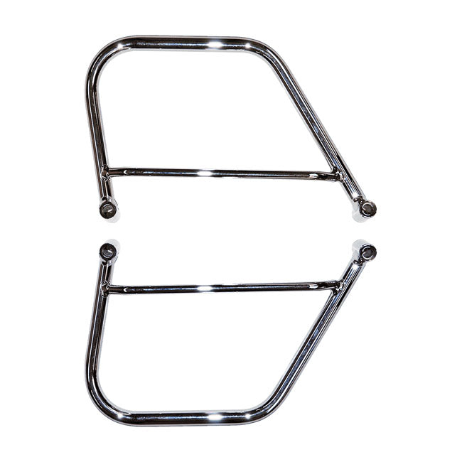 Longride Saddlebag Holder, Chrome – Yamaha: 97-Up XVS650A Dragstar (V-Star)…