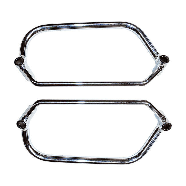 Longride Saddlebag Holder, Chrome – Triumph: 2004–2018 Rocket 3 (III)