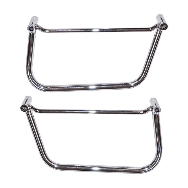 Longride Saddlebag Holder, Chrome – Yamaha: 2007–2015 XVS1300 A Midnight…
