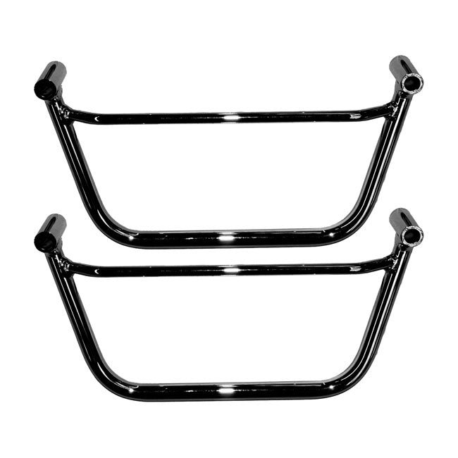 Longride Saddlebag Holder, Chrome – Triumph: 03-Up Speedmaster & 02-Up…