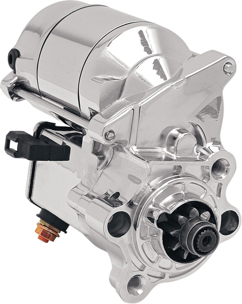 Drag Specialties 1.4 Kilowatt Chrome Starter Motor for Various Buell and Various Harley-Davidson Motorcycles (See Fitment List) #80-1010
