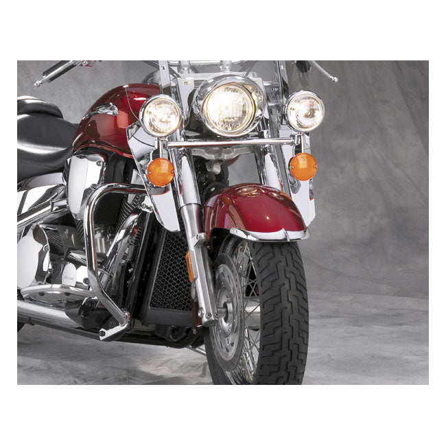 National Cycle NC Cast Front Fender Tip Set Chrome – Honda: 2002–2007 VTX1800R/S Retro (Specs…