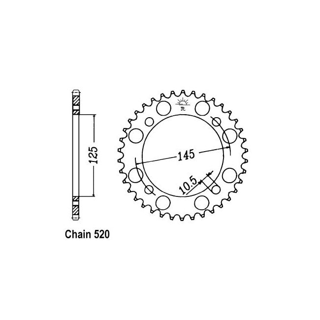 JT Sprockets JT Rear Sprocket 857.45 – Yamaha: 1999–2003 XT600E ; 1989–1998…