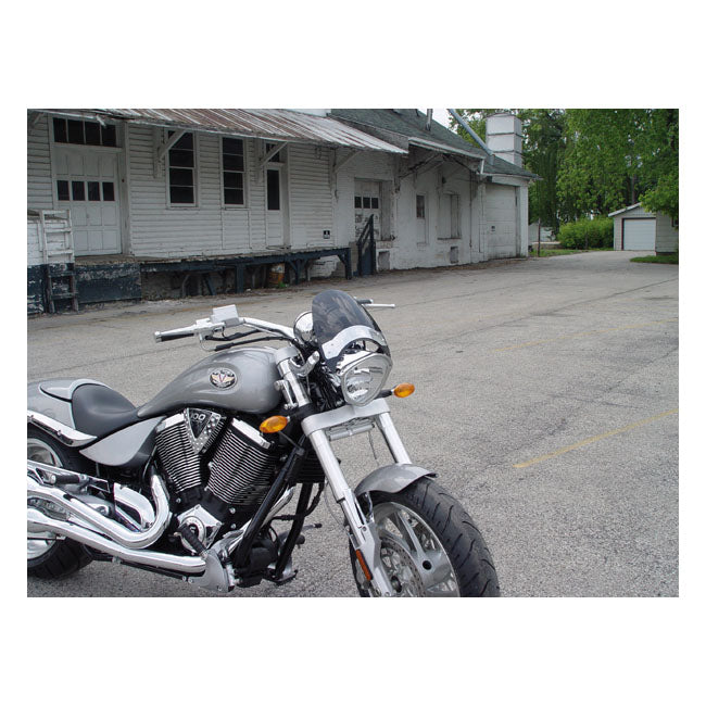 National Cycle Flyscreen® LS Dark Tint, Chrome – Ducati: 2002–2005 Monster 1000 I.E.…