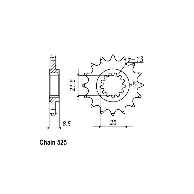 JT Sprockets JT Front Sprocket 1537.17 – Kawasaki: 2004–2006 KLV1000 ; 2006–2007…
