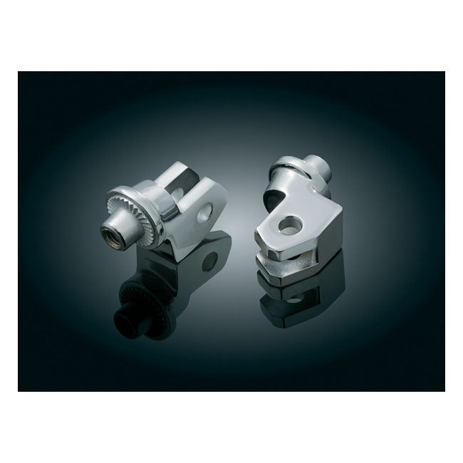 Kuryakyn Footpeg Adapter Splined Chrome – Yamaha: Front OEM Peg Mounts: 1999–2009…