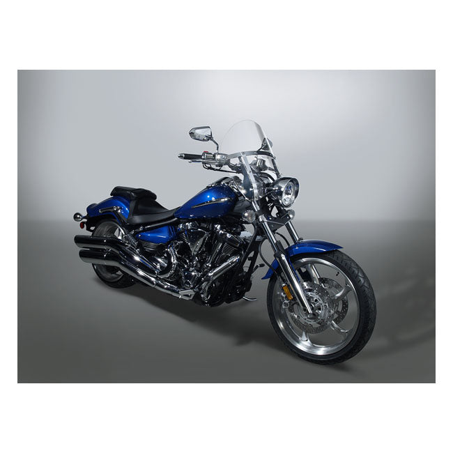 National Cycle NC SwitchBlade® Quick Release Windshield Chopped™ Clear – Yamaha: 2008–2017 XV19C Raider/Raider…