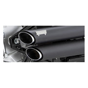 Vance & Hines Twin Slash Staggered 2-2 Exhaust, Black – Suzuki: 2005–2009 VL800 Boulevard; C50…