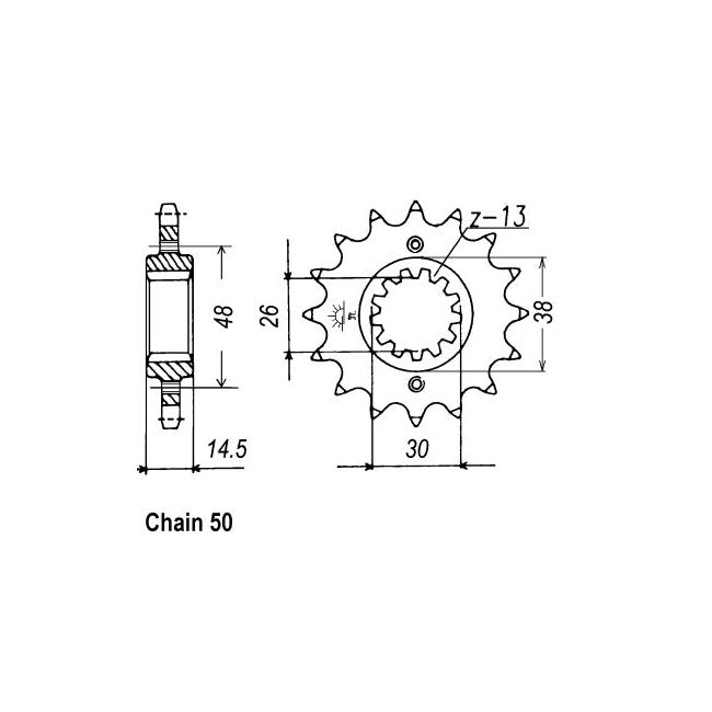 JT Sprockets JT Front Sprocket 339.18 – Honda: 2013 CB1100 A-D; 2014–2015 CB1100…