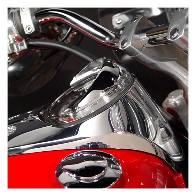 National Cycle Cast Speedometer Visor Chrome – Honda: 2004–2009 Vtx1300c; 2003–2009…