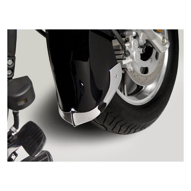 National Cycle NC Cast Front Fender Tip Set Chrome – Kawasaki: 2009–2015 VN1700 Vulcan Nomad…