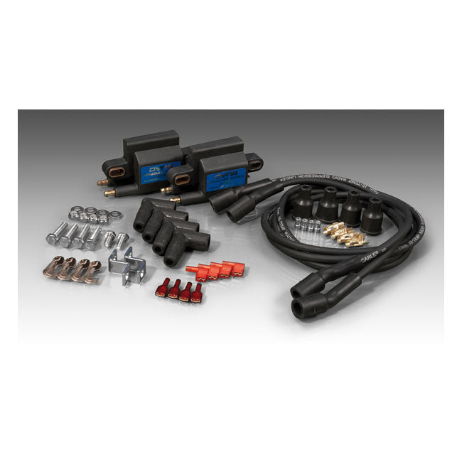 Dynatek Dyna 3 Ohm Mini Coils, Single Plug/Output. Black – Honda: 1983-1986 V-65 Magna