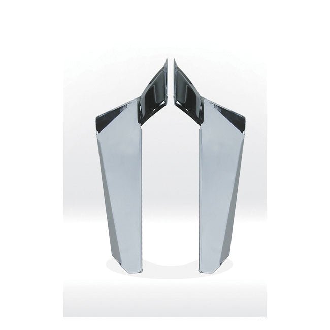 National Cycle Heavy Duty Lower Deflectors Chrome – Kawasaki: 2002–2008 VN1500P/1600B Vulcan…