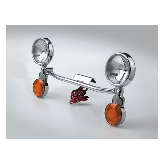 National Cycle NC Spot Light Bar Chrome – 2010–2014 Honda VT1300CS Sabre…