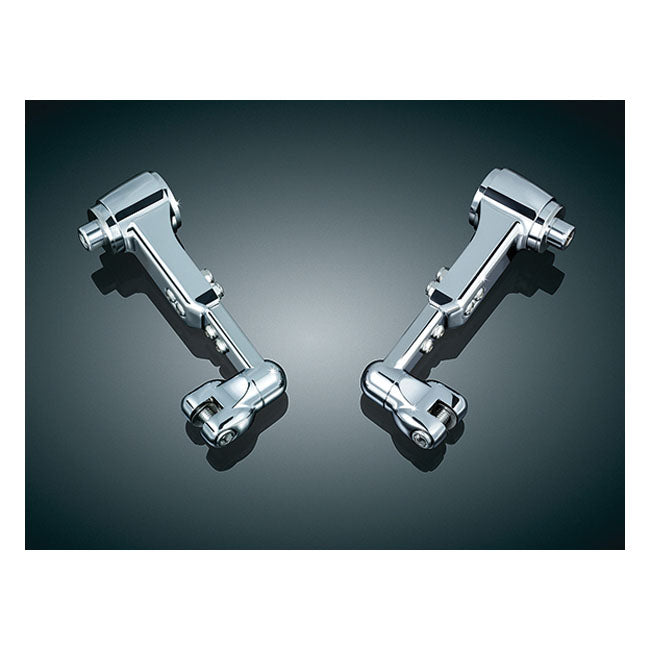 Kuryakyn Ergo III Adjustable Cruise Mount & Clevis, Chrome – Universal Fit for Ergo & Ergo II Cruise…