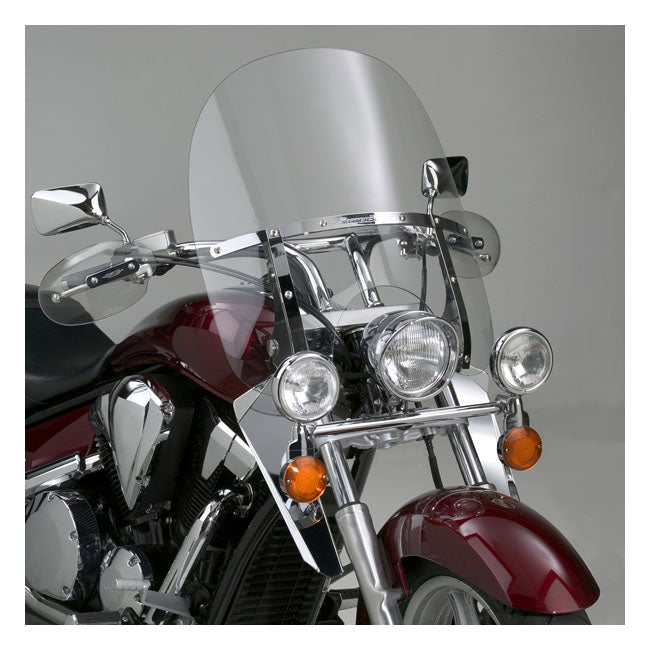 National Cycle NC SwitchBlade® Quick Release Windshield 2-Up® Clear – Honda: 2010–2016 VT1300CR Stateline…