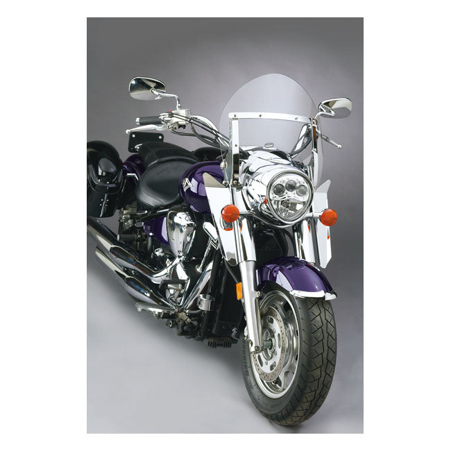 National Cycle NC SwitchBlade® Quick Release Windshield Shorty® Clear – Kawasaki: 2004–2009 VN00