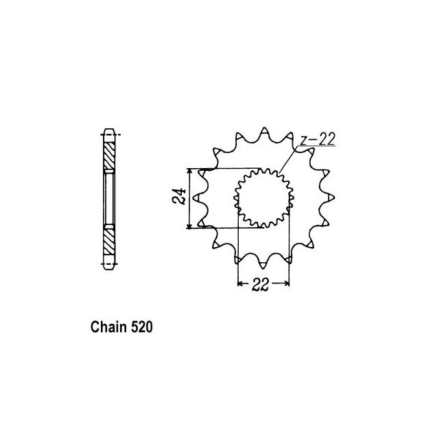 JT Sprockets JT Front Sprocket 394.15
