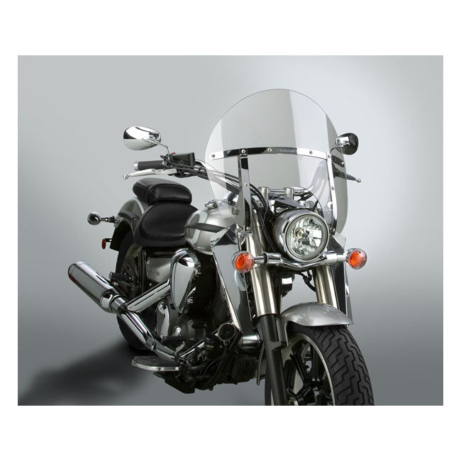 National Cycle NC SwitchBlade® Quick Release Windshield Chopped™ Clear – Honda: 2010–2016 VT1300CR Stateline…