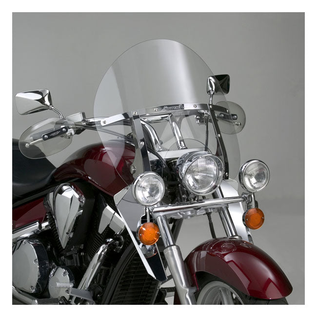 National Cycle NC SwitchBlade® Quick Release Windshield Chopped™ Clear – Honda: 2010–2016 VT1300CR Stateline…