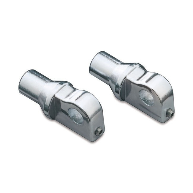 Kuryakyn Tapered Footpeg Adapter Chrome – All Traditional H-D Male Mount