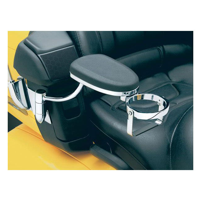 Kuryakyn Passenger Armrests, Chrome – 2001–2017 Honda Gold Wing GL1800 Models