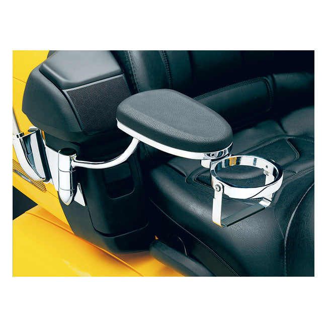 Kuryakyn Passenger Armrests, Chrome – 2001–2017 Honda Gold Wing GL1800 Models