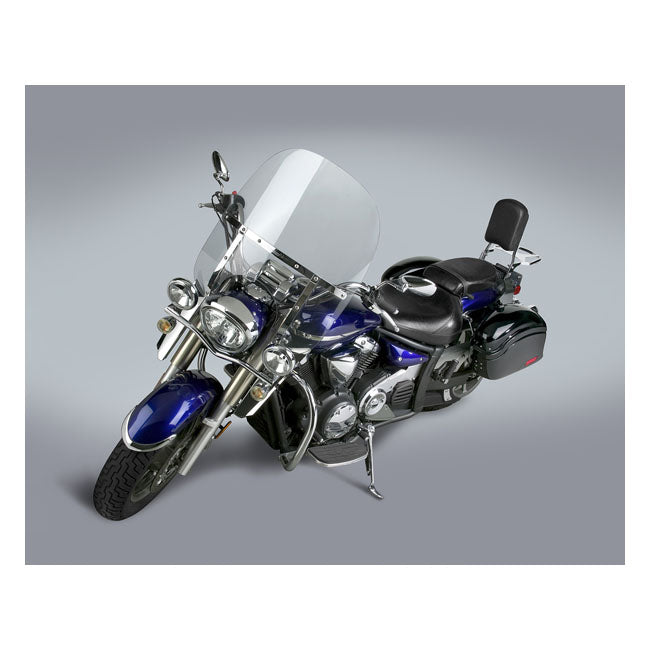 National Cycle NC SwitchBlade® Quick Release Windshield 2-Up® Clear – Yamaha: 2008–2017 XV19C Raider/Raider…