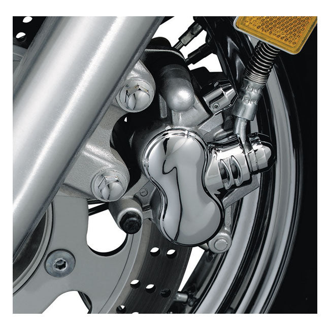 Kuryakyn Front Caliper Cover, Chrome – Kawasaki: All Vulcan 900/1500/1600…