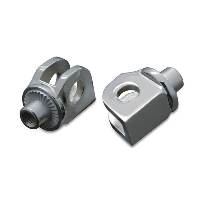 Kuryakyn Footpeg Adapter Splined Chrome – Gold Wing: Front OEM Peg Mounts:…